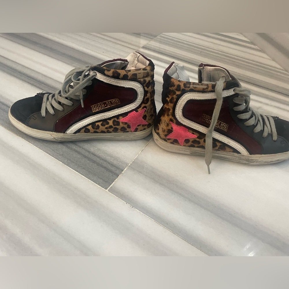 Golden Goose Suede High Top Sneakers
Worn twice!